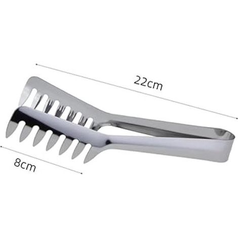 Coupe-pâtes/pince à spaghetti en acier inoxydable en forme de peigne pour la cuisine (1/5)