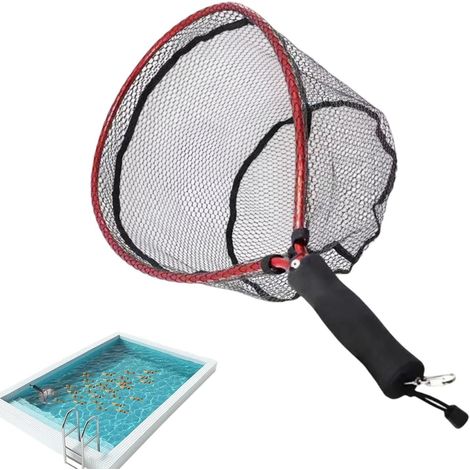 Filet De Skimmer Pour Piscine Outil nettoyage à intensif, résistant et  Épuisette à feuilles 72,9 x 40,6 cm Pour Spa, Bassin, Fontaine, Extérieur, Cour Et Jardin (1/5)