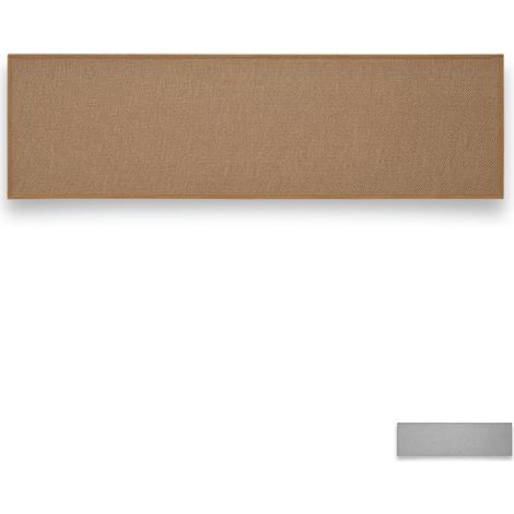 Tappeto da cucina antiscivolo e lavabile in lavatrice - Misura 180x50 cm - Tappeto in tessuto poliestere e gomma - Marrone (1/5)