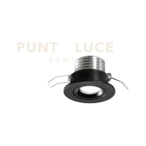 EGG FARETTO DA INCASSO LED 3W 4000K 210LM IP20 NERO D.5,2CM