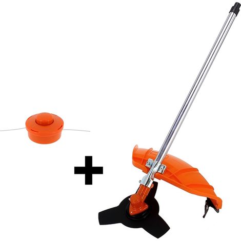 Gt Garden – Tête de débroussailleuse double fil 2.4mm – Lame 3 dents – Compatible débroussailleuses 52 cm3 – Entraînement 9 cannelures