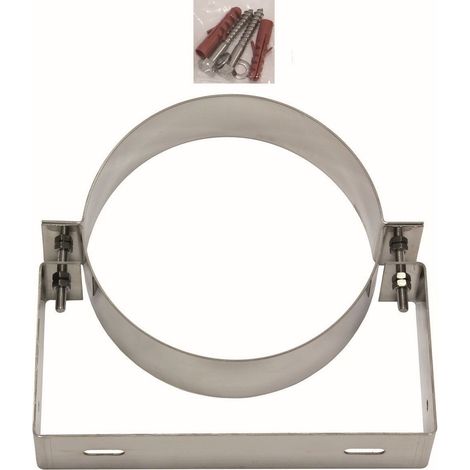 Vaillant Support mural DN 225 Inox pour système d'évacuation Façade DN 160, 0020095575