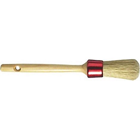 WURKO brocha prensada n12 s/904 mango madera mm , Brocha redonda prensada S904 Nº12Diámetro 34mmUso bricolajeMango de madera sin barnizar.