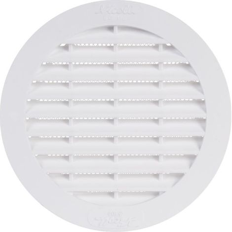 Grille ronde Ø 123 avec moust, pour tuyau fibro ciment
