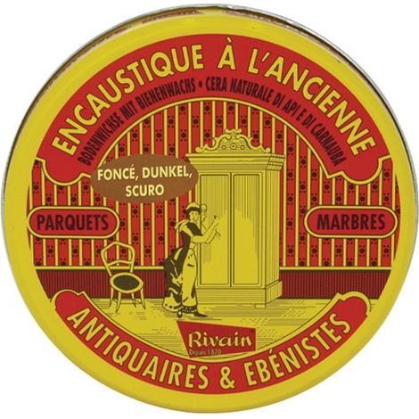 RIVAIN - Rivain encaustique à l'ancienne pâte bois foncé 250ml