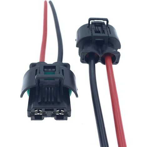 Compatible with electric fan sockets and fan motor wiring harness connectors of Peugeot 307, Citroën C4, Citroën C5, 301, Elysée and 408. (1/4)