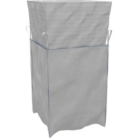 BIG-BAG 9090120 cm weiß, offen mit Kragen - MG-300-0035