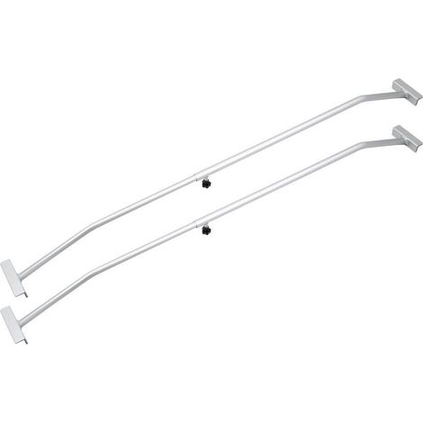 2er Set Anhänger Planenbügel Alu für Flachplanen PKW Anhänger Verstellbar 100 - 145 cm (1/5)