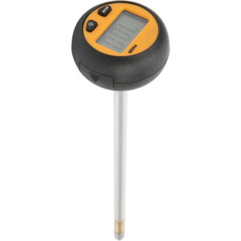 pH-mètre numérique pour sol (2,0 à 8,5 pH), testeur de température et d'humidité haute précision pour les terres agricoles, les vergers et les serres