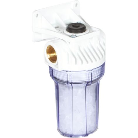 AQUAWATER - 105408 - Mini filtro anticalcare per scaldacqua - Per una protezione ottimale ed efficace dello scaldabagno - Adatto a tutte le installazioni - Polifosfato