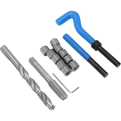 Kit de réparation de filetage M12, foret et taraud multifonctions, outil manuel pour la réparation automobile (bleu) (1/5)