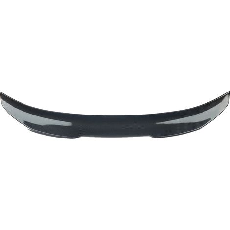 Alerón trasero, plástico ABS duradero, compatible con el coupé deportivo de lujo 2014-2020, aspecto de fibra de carbono. (1/2)