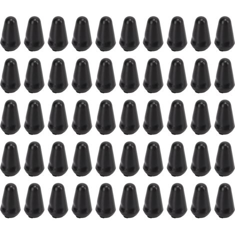 50 pièces boutons de commutation guitare électrique, kit bouton toggle 3 positions croix plastique noir pour pièces SQ (1/5)