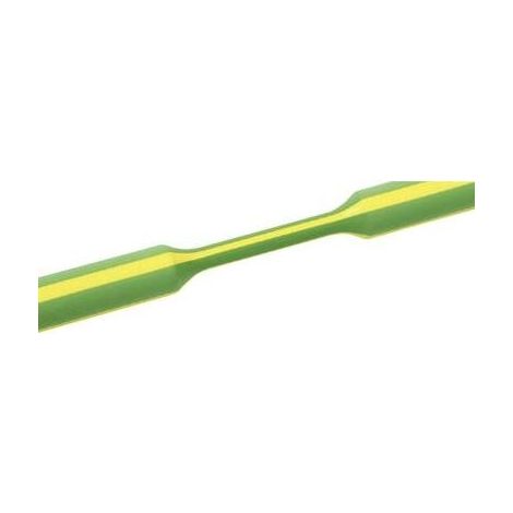 HellermannTyton 319-02407 funda termorretráctil verde amarillo