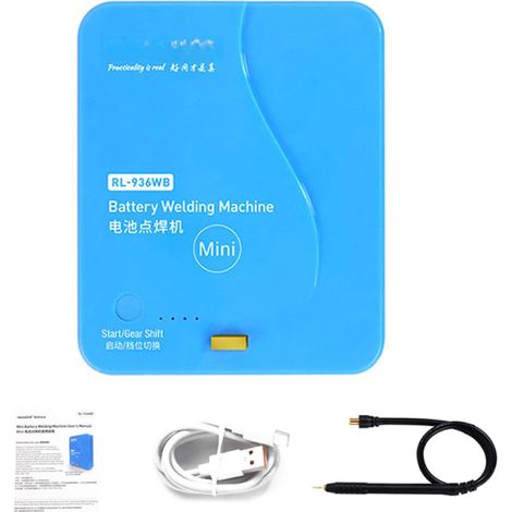 Irovami Mini machine à souder par points portable, 3 vitesses réglables, soudeuse par points à batterie pour plaques de nickel (1/5)