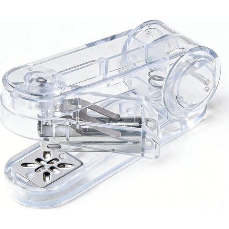 Agrafeuse rotative à 360° — Inclut 400 agrafes n° 12 — Usage bureautique — Élégante et portable (Vert) (1/2)