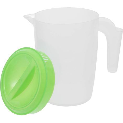 Carafe à eau froide grande capacité, pichet réutilisable pour réfrigérateur, pichet à jus-17.00X15.50X10.80CM-Green (1/4)