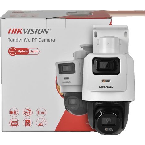 Caméra Réseau, Résolution 4MP, Détection Intelligente, TandemVu PT, 2.8mm (1/2)