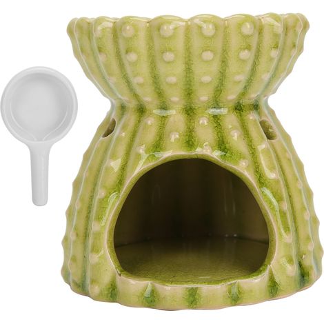 Brûleur D'huile Essentielle - En Céramique - Pour Aromathérapie À Base De Bougie - Capacité 60 Ml - Décoration Intérieure - 1 Pièce (1/5)