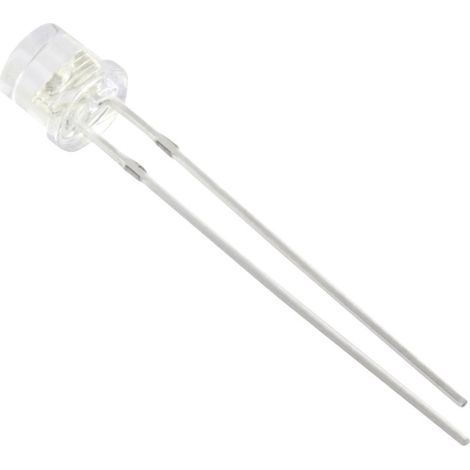 HuiYuan 6634W2C-LHC-B LED bedrahtet  Weiß Zylindrisch 5 mm 900 mcd 120 ° 20 mA