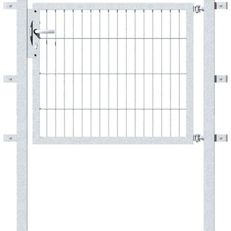 ALBERTS Einzeltor Flexo, feuerverzinkt, lichte BxH1000x800, PF60x60/1300mm (1/3)