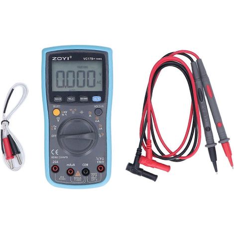 Digitales LCD-Multimeter mit automatischer Bereichswahl, Strom-, Spannungs-, Kapazitäts- und Widerstandsmessung