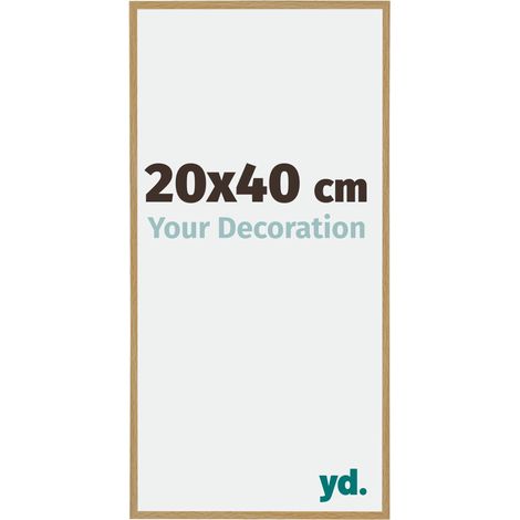 yd. - Cadre photo 20x40 - Hetre Clair - Plastique - Evry