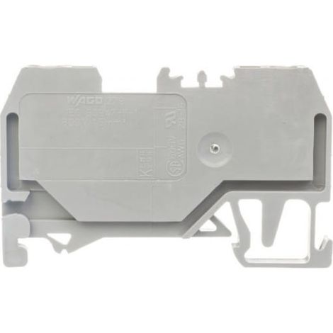 Connecteur de barre omnibus à 2 fils 1,5 mm² gris 279-901