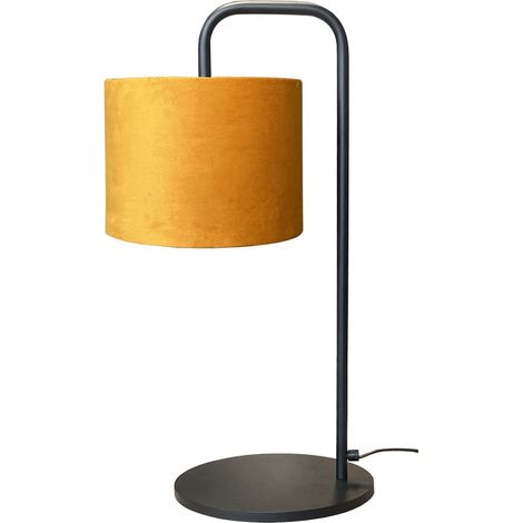 Lampe de table Venus avec abat-jour jaune ocre - 4262-05-6580-146-20 (1/3)