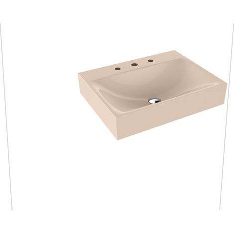 Kaldewei 904306033030 Lavabo mural SILENIO, M.3044 avec trop-plein 600x460 (1/2)