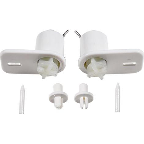 Charnière de Porte de réfrigérateur-congélateur Compatible avec 4200 Pivot Caravane Camping-Car Conversion DFH2 2412865004 241286500 (1/5)