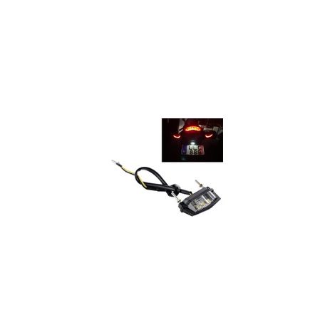 Module éclairage LED Moto plaque d'immatriculation Universel - 12V Etanche (1/5)