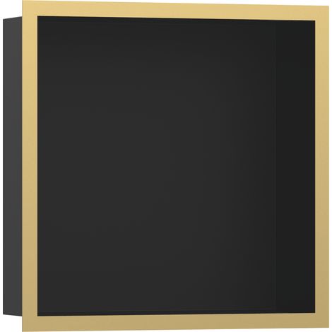hansgrohe XtraStoris Individual Niche murale noir mat avec cadre (1/5)
