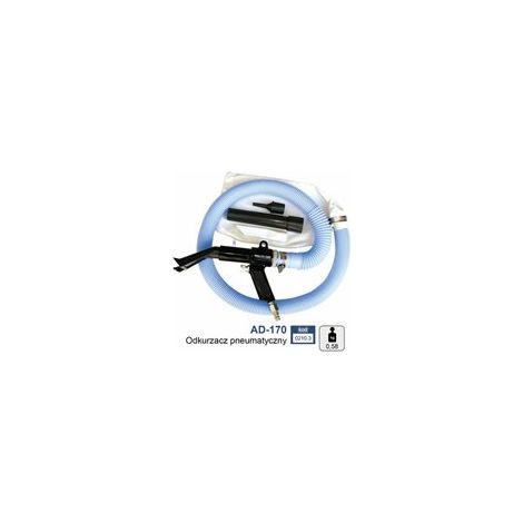 Adler Aspiradora neumática, herramienta de limpieza industrial, succión potente, alta durabilidad, diseño compacto, funcionamiento eficiente sin electricidad, color metálico.