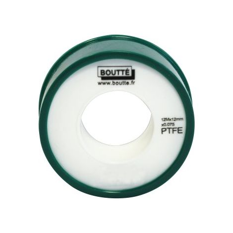 Ruban Téflon PTFE, 12 m x 12 mm - BOUTTÉ