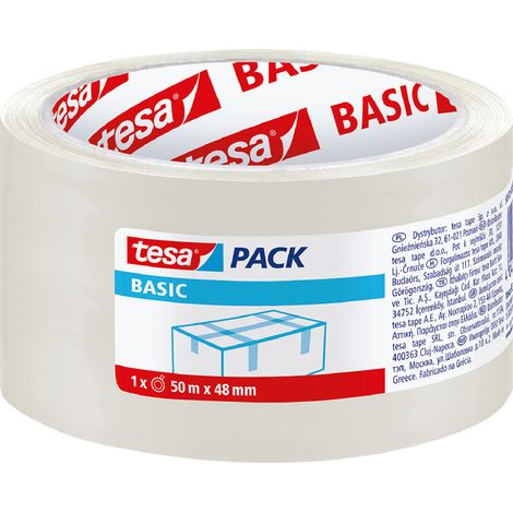Nastro per Imballaggio 48 X Tesa Basic Pp 36 Pezzi 58572 mm 50 Mt