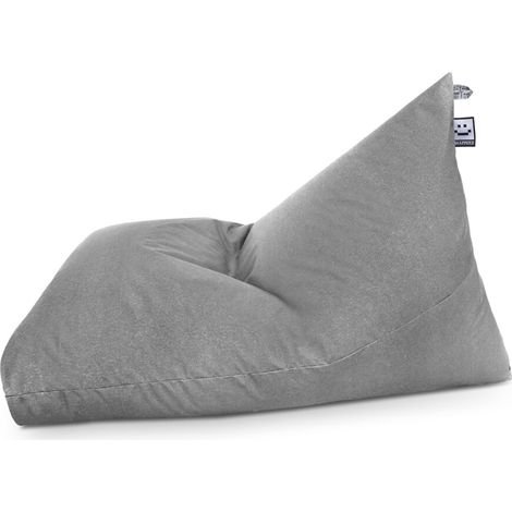 Pouf Pyramide Naylim Mate pour Extérieur Gris Clair XL Gris Clair