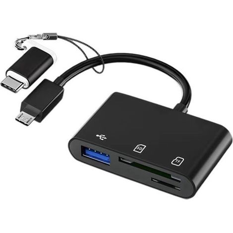 Lettore di schede SD USB-C – Per Switch, OTG, SD/MMC/MicroSD/TF/SDXC/SDHC (1/3)