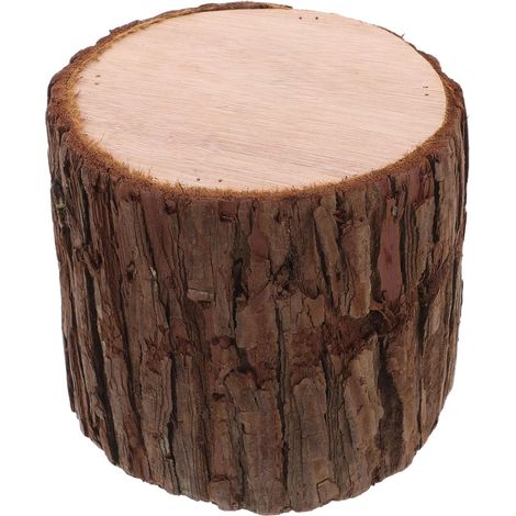 Colonne décorative rustique en bois souche d arbre pour