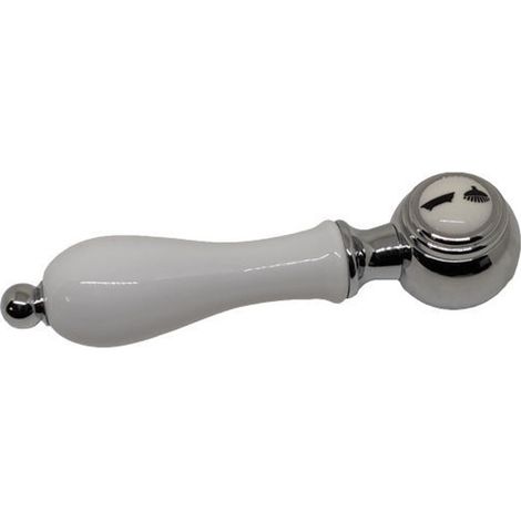 Ricambio maniglia deviatore canova in ceramica cromato per miscelatore vasca doccia Cristina CRIPR2363Q51 (1/2)