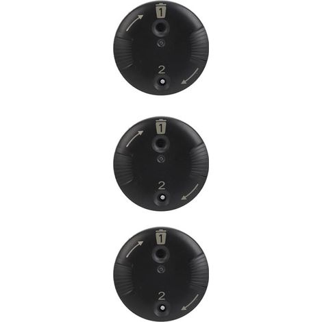 3 pièces Disques Noirs de Protection Cire Remplacement Filtre Cérumen pour Aides Auditives Phonak (1/5)