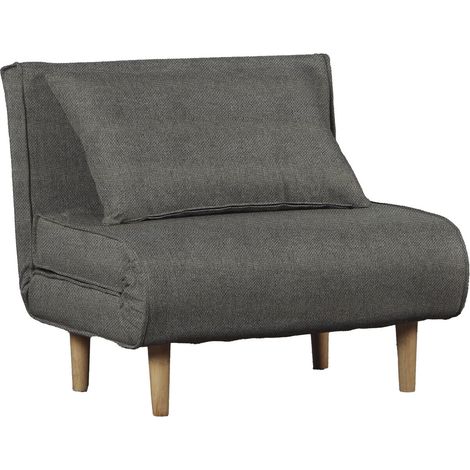 Sofa Cama Poliester Metal 90X90X84 Gris (1/5)