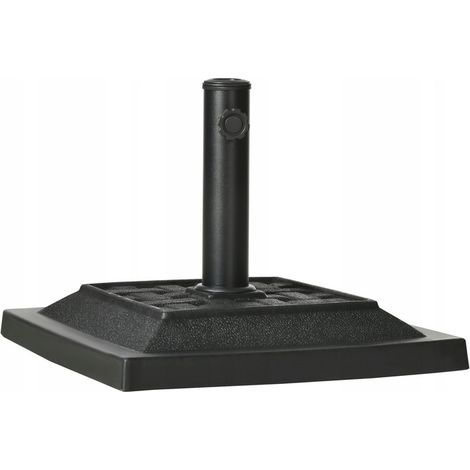 Base per ombrellone Outsunny, 12 kg, nera, 44 x 44 x 33 cm (1/5)