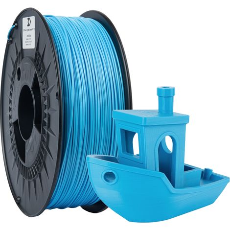 Filamento 3DPower Hyper Speed PET-G 1,75 mm Blu Artico 1 kg (1/4)