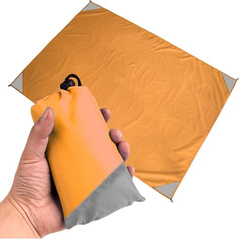 Tapis De Pique-Nique - Tapis De Camping Extérieur Imperméable En Polyester Oxford - Pour Plage Jardin Festival Randonnée - 160 X 140 Cm - 1 Pièce (1/5)