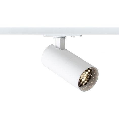Spot FORZA pour rail monophasé blanc 230V LED GU10 10W