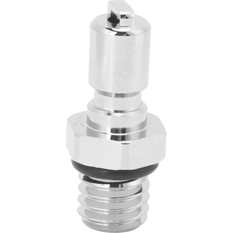 Remplacement de l'embout de valve d'échappement en laiton chromé pour adaptateur de gonfleur de gilet stabilisateur. (1/5)