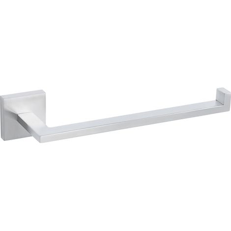 Porte-Serviettes Branche Carrée Longeur Longeur 25 CM, Barres Porte-Serviettes Support Mural, en Acier Inoxydable, Porte Serviette de Bain Antirouille et Durable, Brossée (1/5)