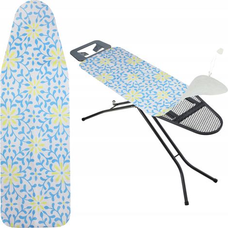 KADAX Stretch-Bügelbrettbezug, 140 x 55 cm, gelbe Blumen