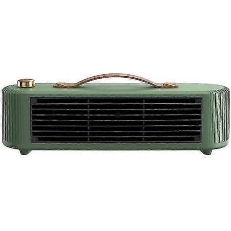 Chauffage électrique à faible consommation d'énergie, 2 modes, silencieux, avec ventilateur en céramique, idéal pour le salon et la chambre. Thermostat réglable, protection contre la surchauffe, 800 W (1/5)